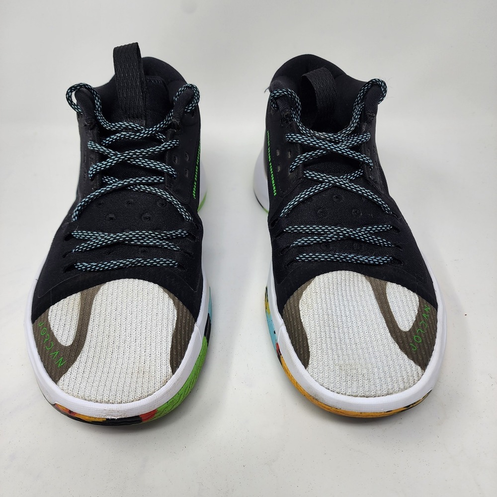 Nike Air Jordan Zoom Separate Black White Green Strike Shoe Men 8.5 DH0249 030 - Picture 7 of 9